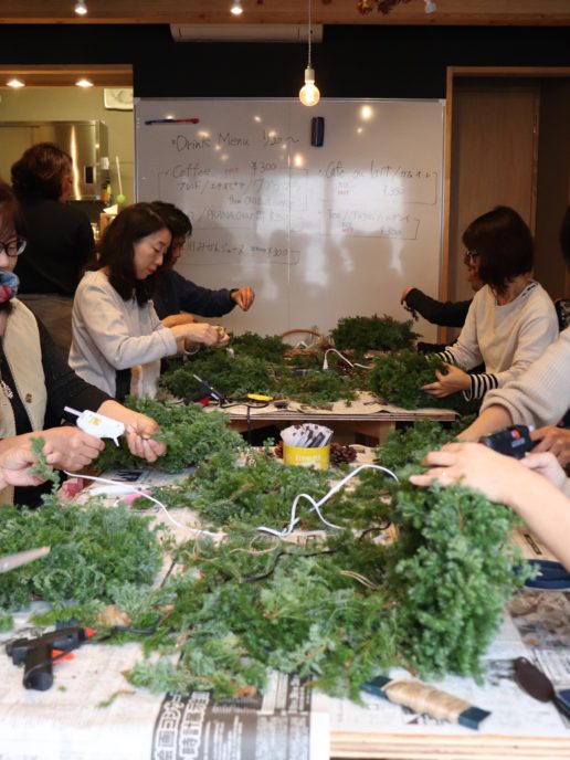 【満席御礼】クリスマスリースづくり　ミニワークショップ